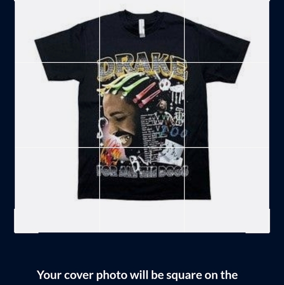 UNISEX PLUS SIZE GRAPHIC TEE-DRAKE #1 (M) - Picture 2 of 2